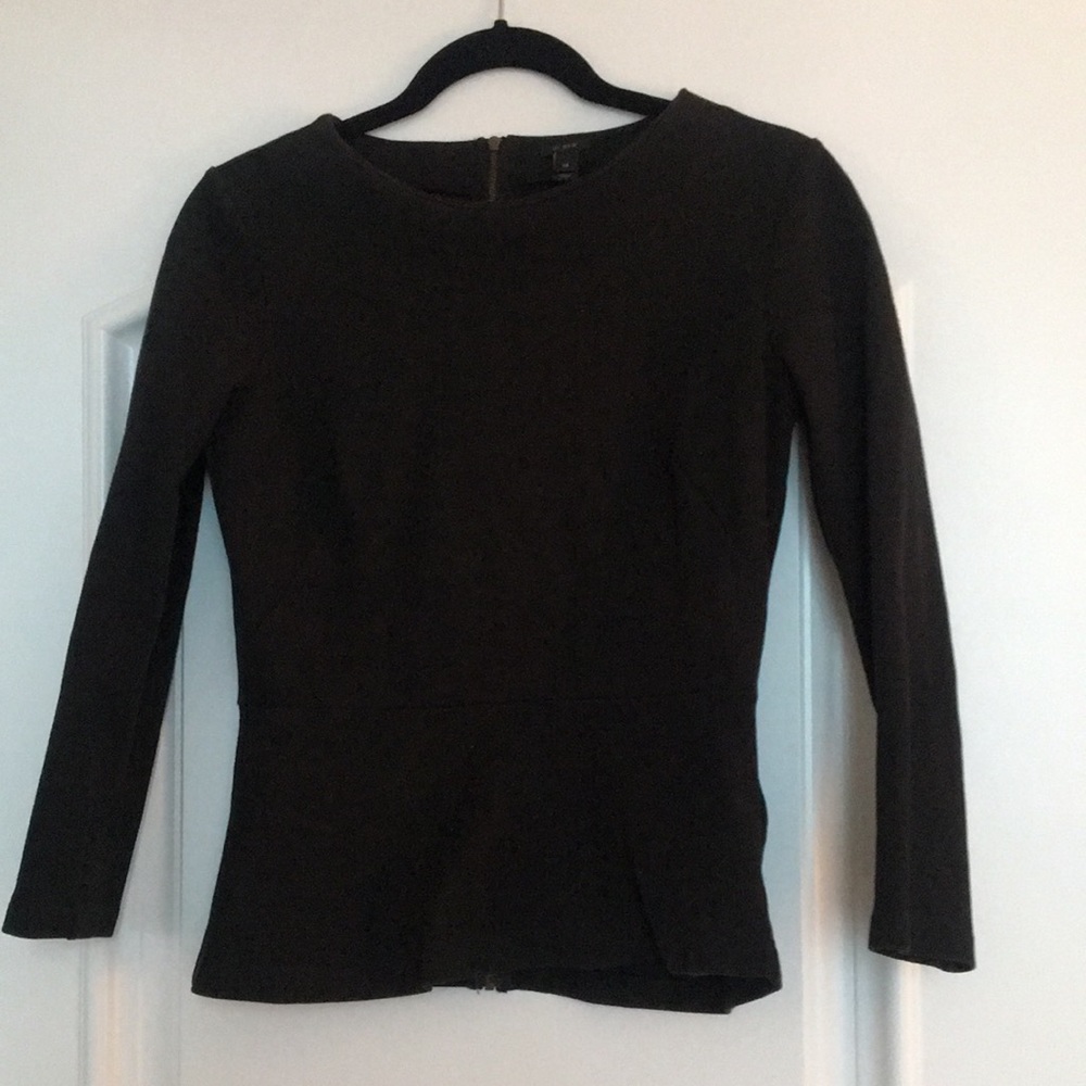JCrew peplum shirt
